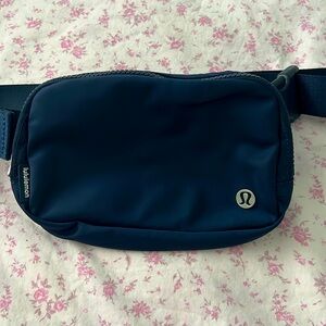 Navy Blue Lululemon 1L Beltbag
